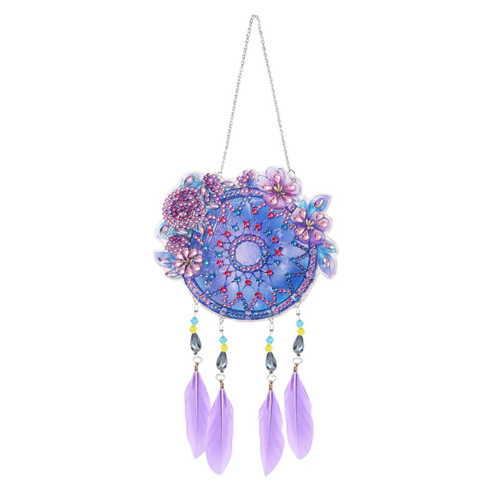 1PC Diamond Painting Dream Light Catcher Wind Chimes Crystal Craft Kit Pendant Home Wall Door Decor