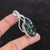 Seraphinite Pendant 925 Sterling Silver Pendant Genuine Gemstone Pendant Handmade Boho Jewelry Amazing Pendant Seraphinite Jewelry For Gifts