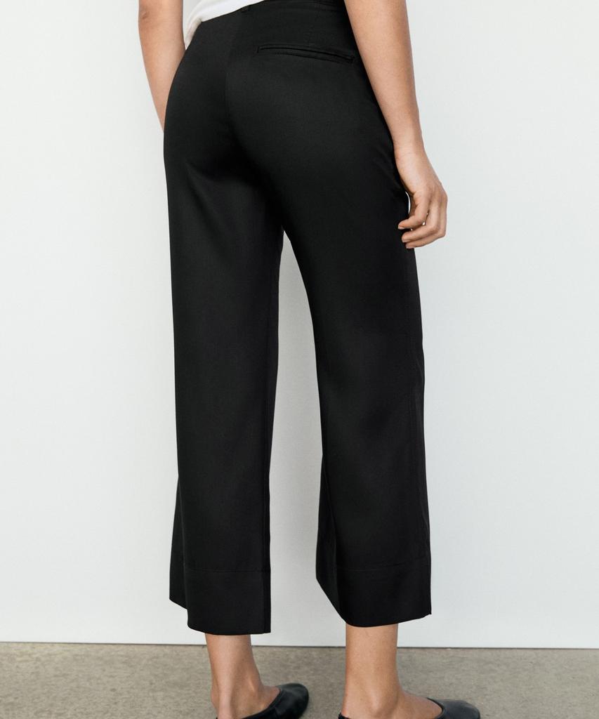 Masimodutti Crop Flare Pants