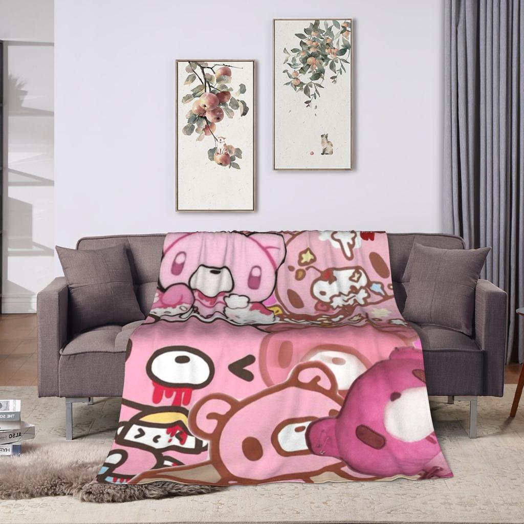 Gloomy Bear Soft Blanket Child Plush Bedding Throws Funny Home Decor Flannel Bedspread Sofa Bed Cover