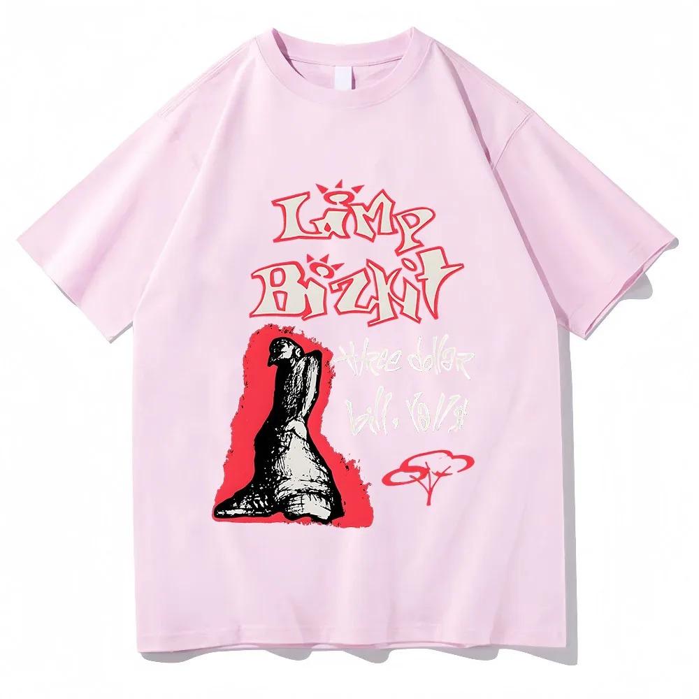 2026 Limp Bizkit Band Graphic Printing T-Shirt Hip Hop Men Women Cotton Short Sleeve Tee-Shirt Casual Oversized Street Tshirts Tops