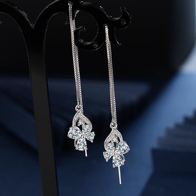 Lindon Copper Alloy Zircon Earrings Drop Earrings For Women Wedding Party Gifts