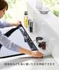 Yamazaki Tower Extendable Stovetop Vent 75cm W79 x x Tower Stovetop Disassembles for Easy Product Number 4564 Cover, Deep, White, Approx. D10-16.5