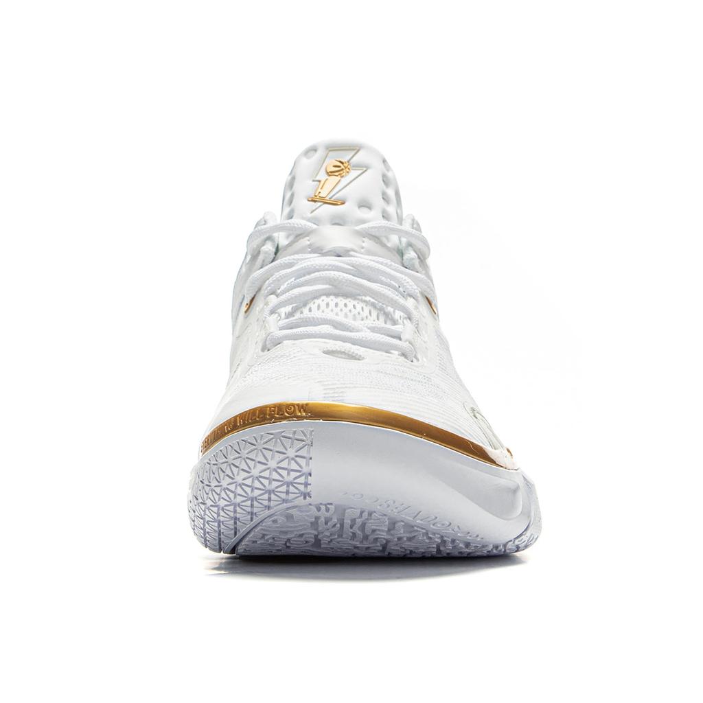 Li Ning Wade Series Comfortable Versatile Non-Slip Wear-Resistant Low-Top Basketball Shoes Men sneaker White ABPV021-1