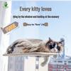 Popular Cat Window Hammock: Suction Cup Sunbathing Bed for All Seasons