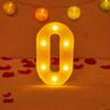 Alphabet Letter LED Lights Luminous Number Lamp Decor Battery Night Light for Home Wedding Birthday Christmas Party Decoration KTY