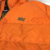 NIKE 75% Down Jacket Men L Orange Thick Warm Outerwear(USED)