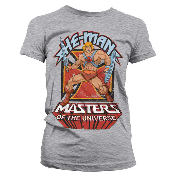 Solde! Licence Officielle Masters Of The Universe He-Man Femmes T-Shirt XXXXL