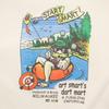OLD 90s Print Short sleeve T-shirt White Men's Used