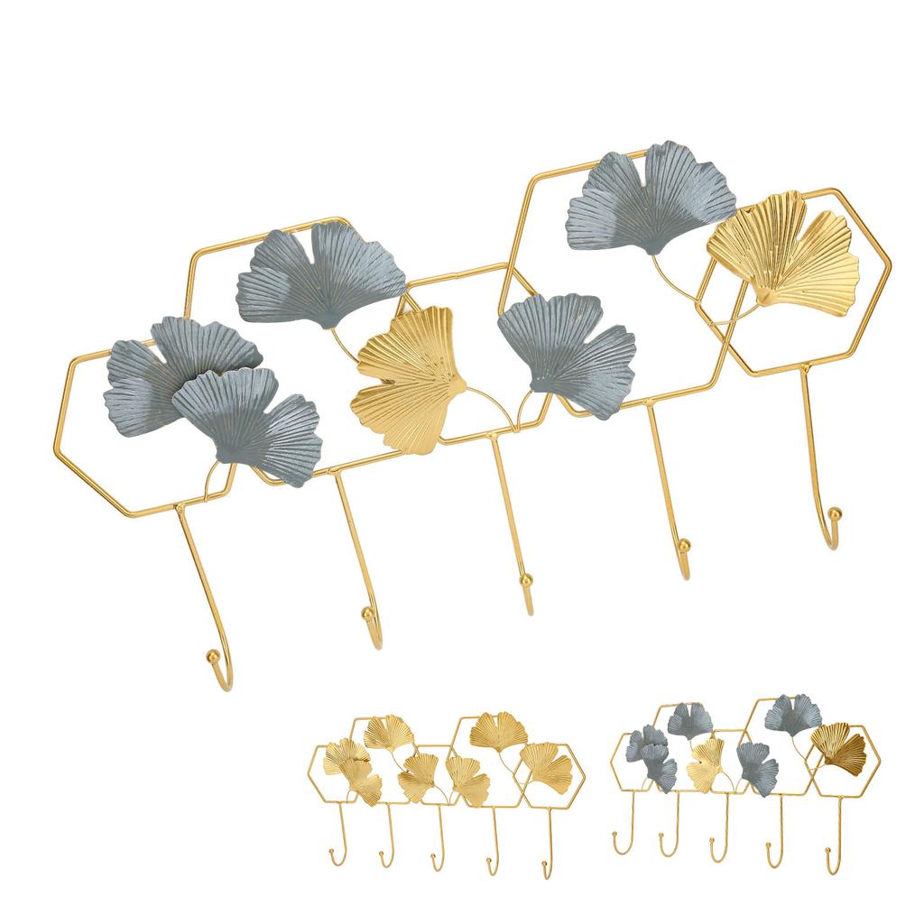 Multifunctional Clothes Hook Iron Space Saving Wall Mounted Clothes Hanger for Scarf Bag