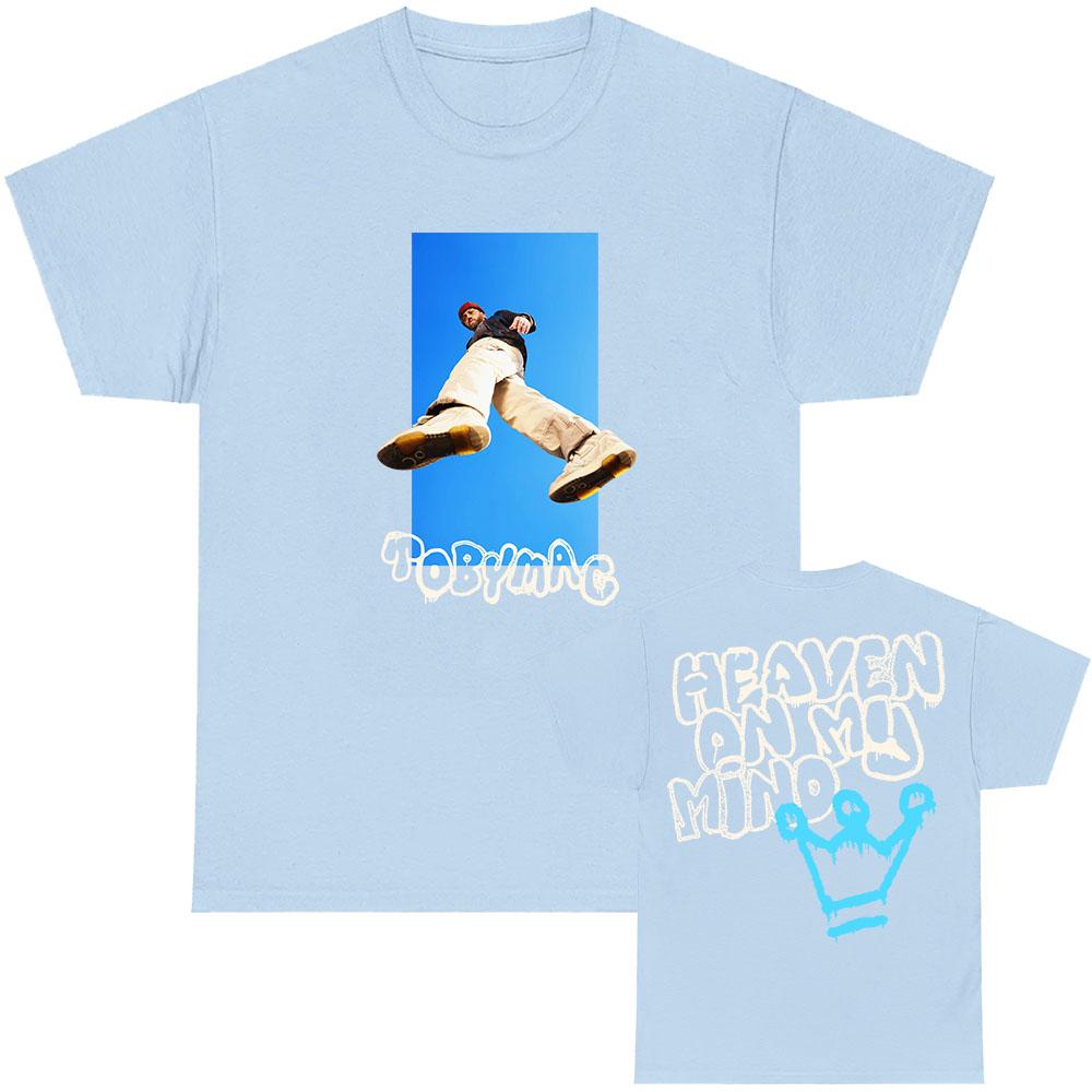 TOBYMAC Heaven on My Mind Tee Unisex Streetwear Singer Fashion Graphic Printing T-shirt Short Sleeve Cotton T Shirt