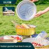 Disposable Tin Foil Hot Pot/BBQ Containers