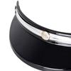 Universal Motorcycle Helmet Visor Peak 3 Snaps Trendy for 3/4 Helmets Spare Parts Helmet Visor Peak Waterproof SUN Protection