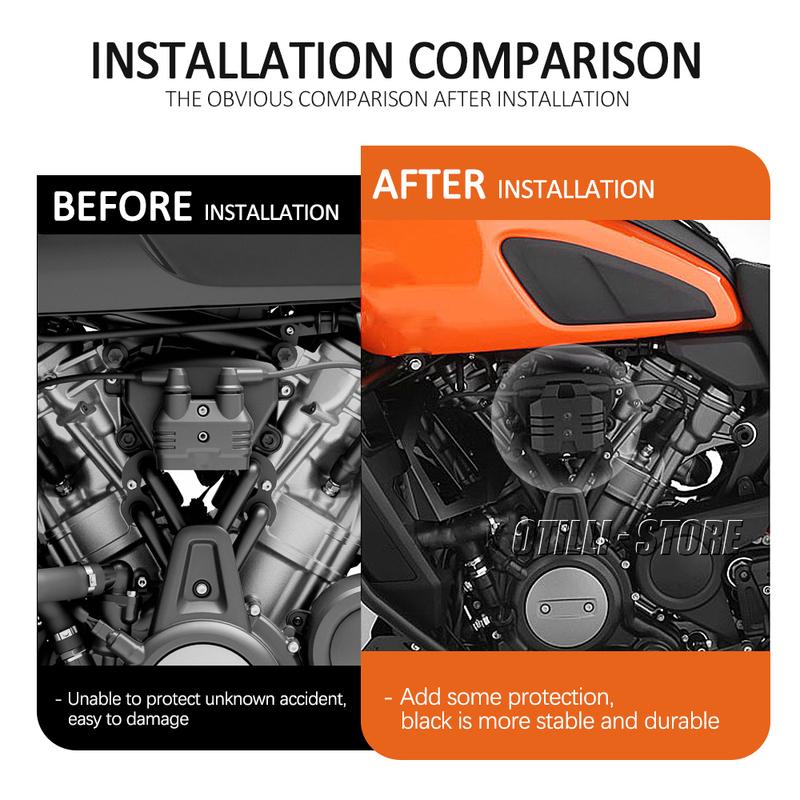 Motorcycle Ignition Coil Guard Protective Cover Protection For RA1250 Pan America 1250 Special Sportster S RH1250S RH 1250 S