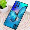 Blauer Schmetterling Handyhülle für Samsung Galaxy note 10 pro S26 Ultra S23 S24 FE S25 S21 S22 PLUS stoßfeste Hülle