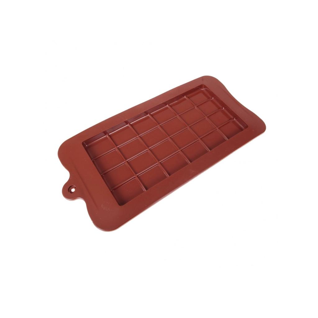 Silicon Chocolate Bar Mold 22x10x0.8cm Chocolate Baton Mold Baking Tool Brown PrzydaSie.pl
