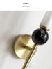 Light Luxury Marble Wall Lamp All Copper LED Lamp Hotel Living Room Bedroom Balcony Staircase Corridor Home Decoration Wall Lamp