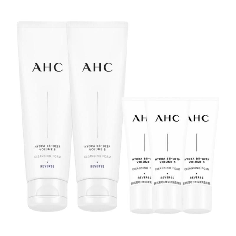 AHC Hydrating Essence Moisturizing, Cleansing and Makeup Remover 26471653 Hydrating Essence Facial Cleanser Plus Cleansing-100ml*2+Travel Size 30ml*3 коричневый