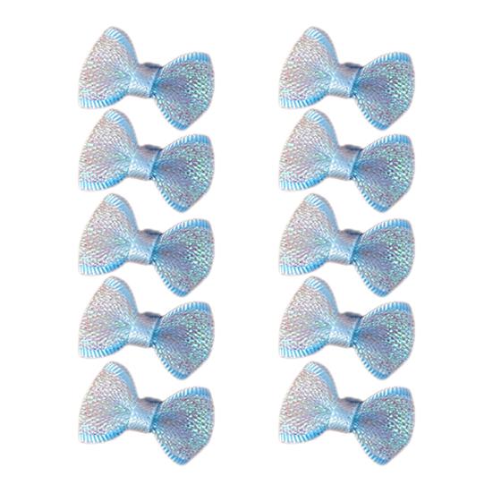 10 ks Mini mašliček Malé stužkové mašličky Malé předvázané mašličky pro DIY řemesla Šití Scrapbooking Balení dárků Vlasové doplňky Ozdoba na párty