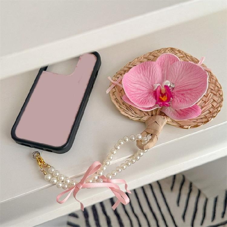 Portable Bag Pendant Moth Orchids Flower Pendant Cute Bag Charm for Backpack