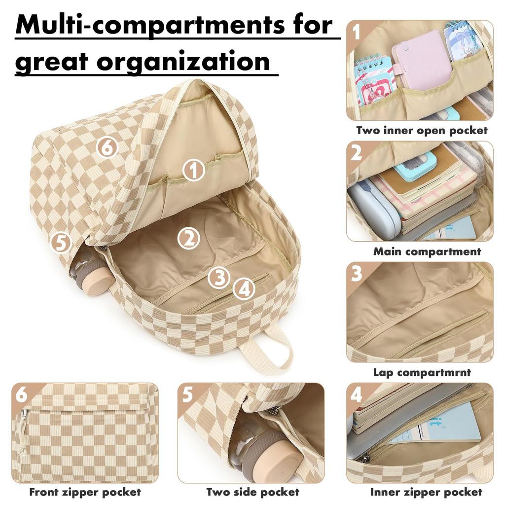 Corduroy 3Pecs/Set School Bags For Teenagers College style Backpack Female Girls Solid Color Women backpacks Student Schoolbags