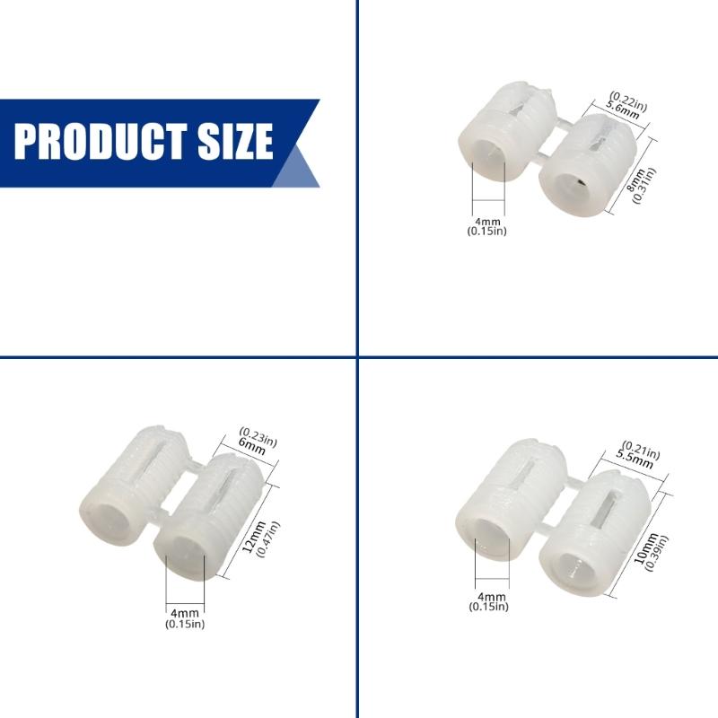 900pcs Sturdy Plastic Expansion Dowels 5mm Portable Accessory for Household Repairs and Professional Installation Needs