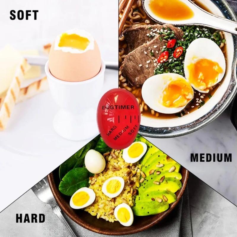 Egg Timer for Boiled Eggs, Visual Boiled Egg Indicator, Ideal for Soft, Medium, Hard Cooking Kitchen Gadget Tool Home Use