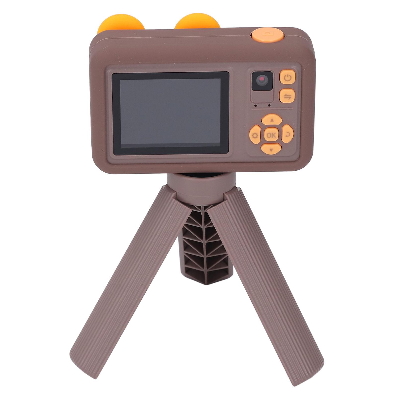 Digital Camera 48MP 1080P Dual Lens Selfie   Camera Anti Shake Portable Cameras with Tripod for Kids Teens Boys Girls