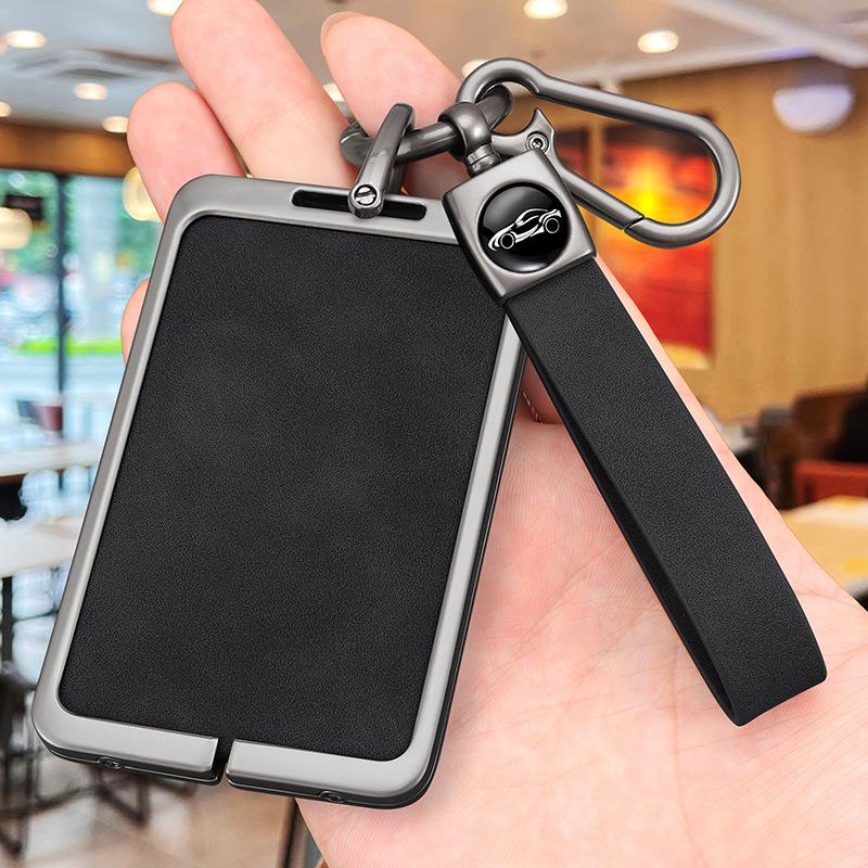 2023-24 Honda Integra/Civic/ZRV Card Key Case - Metal Shell with Buckle for Men & Women