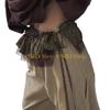 49MD Comfortable Elastic Waistband Mesh Layer Ruffled Trim Leopard Design Street