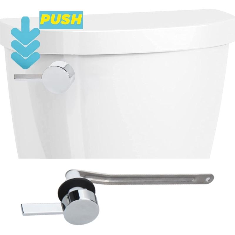 Easy Installs Front Mount Toilet Tank Lever Replacement Kit Toilet Flushing Lever Tool for Leaks Or Adhesive Flush Handles