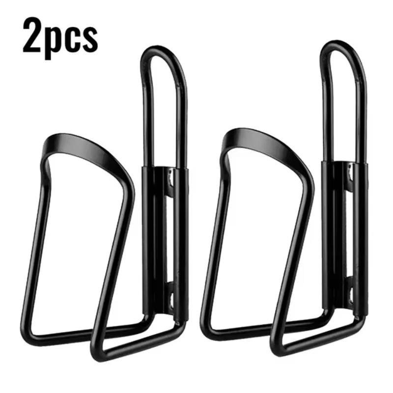 1/2pcs Bicycle Bottle Holder Outdoor Road Mountain Bike Water Kettle Cage Rack Aluminum Alloy Universal Cycling Drink Holder Cup