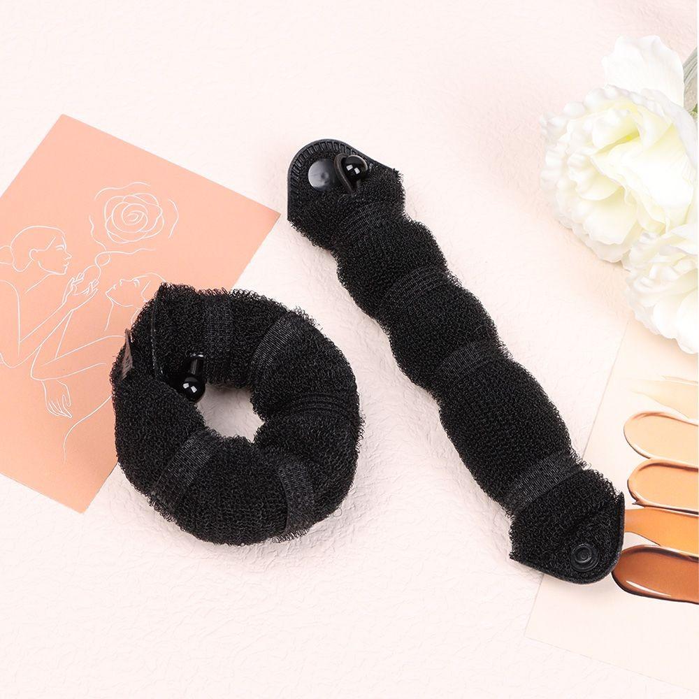 Durable Donut Bun Maker DIY Foam Sponge Bun Shaper Fashion Meatball Head Hair Maker  Girls