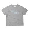 EEERRR Eeerrr Distorted Logo Over-Crop Fit T-Shirt (Melange)
