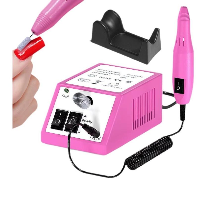 Portable Nail Drill Machine Electric Manicure Nail Polishing Head Kit For Gel Polish Professional Manicure Tool Salon Equipment