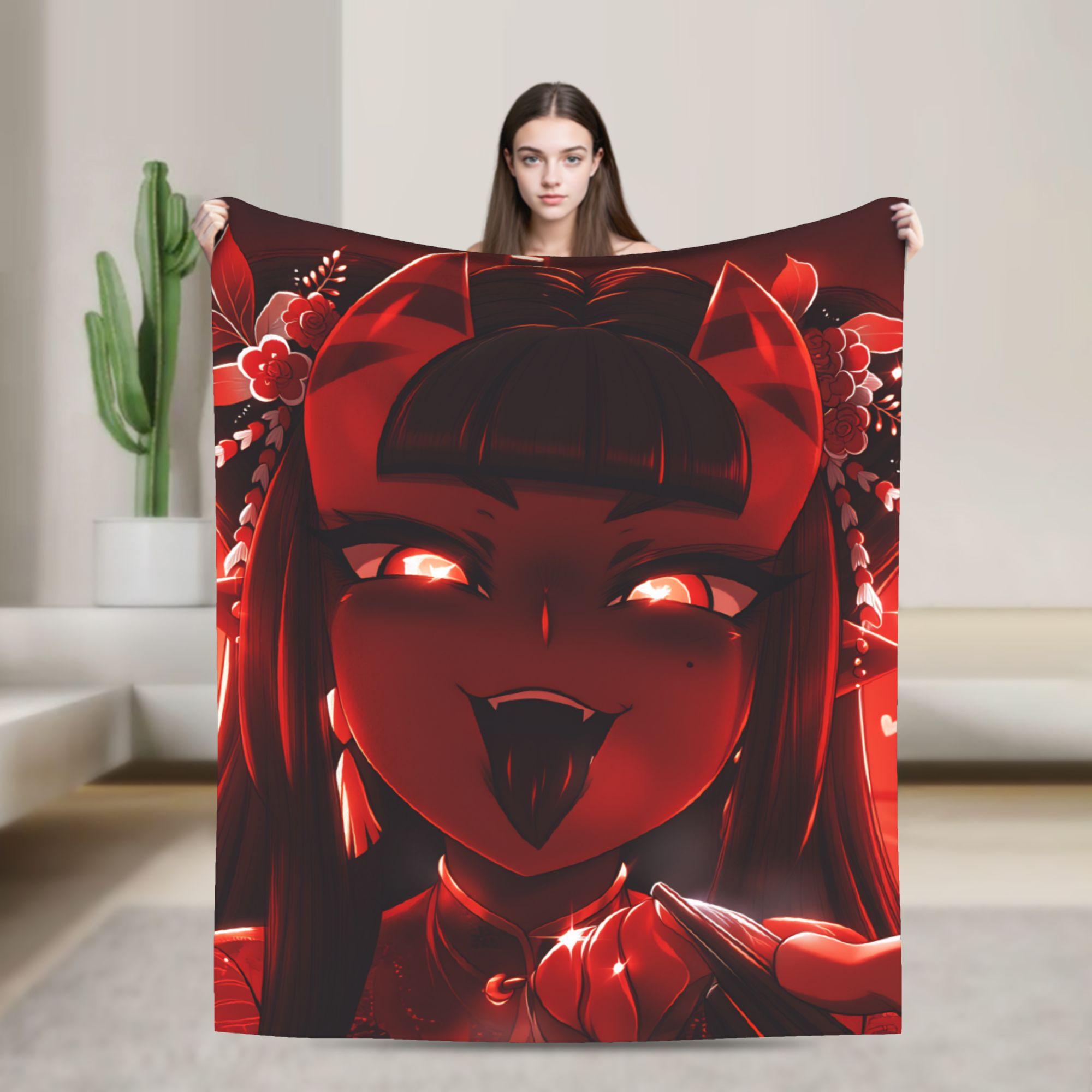

Anime Meru Blanket Camping Flannel Throw Blanket For Outdoor Super Warm Customized Quality Bedspread Birthday Gift 30x40in