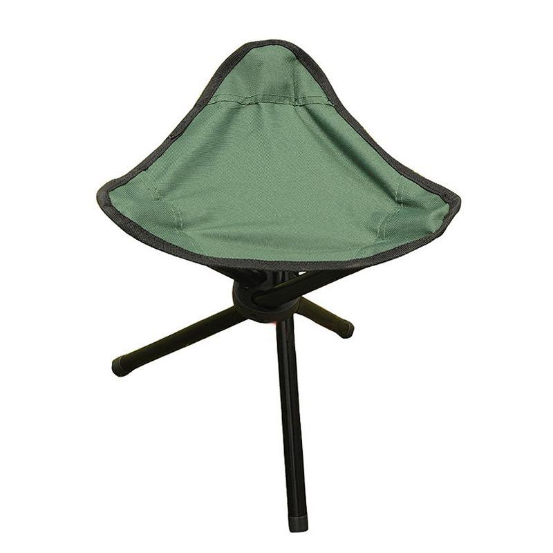 

Outdoor Portable Folding Chair Oxford Cloth Lightweight Small Stool Fishing Beach Chair Travel Camping Folding Stool зелёный