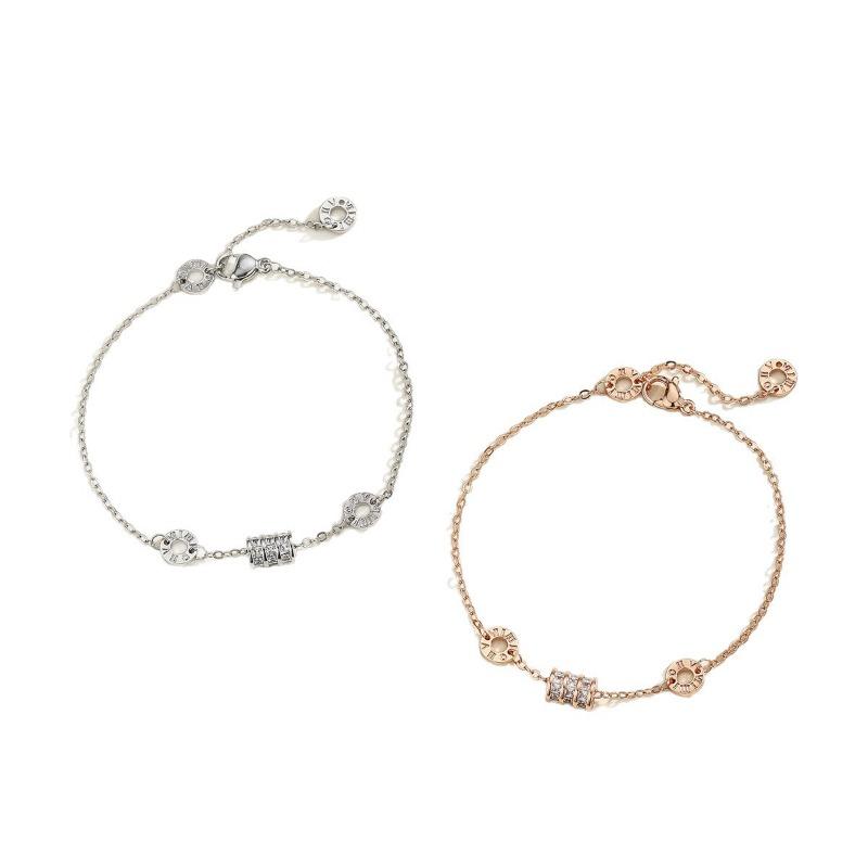 Small Waist Titanium Steel Bracelet Girls Summer Girlfriend Bracelet Light Luxury Niche Bracelet Exquisite High-end Jewelry