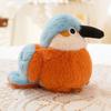 Cute Bird Plush Toy Kawaii Toucan Parrot Sparrow Stuffed Animal Soft Fluffy Mini Bird Plushie for Girl Birthday Gift