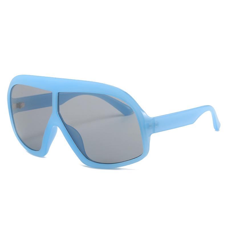 S2132 Large Frame Hip-Hop Sunglasses - European & American Style