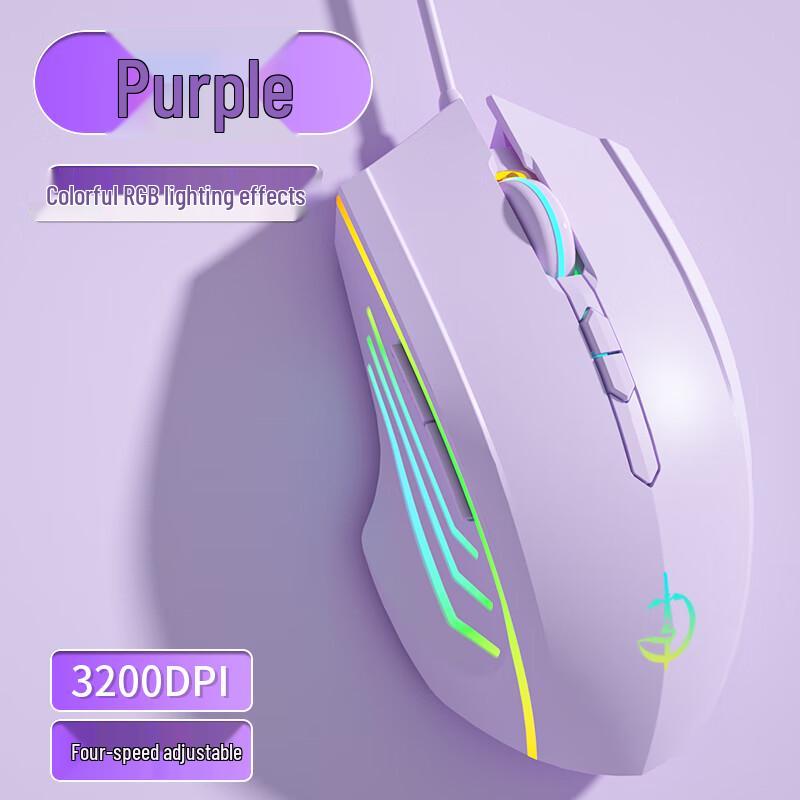 

Ігрова миша Youshi Silent RGB дротова (Ліворукий)