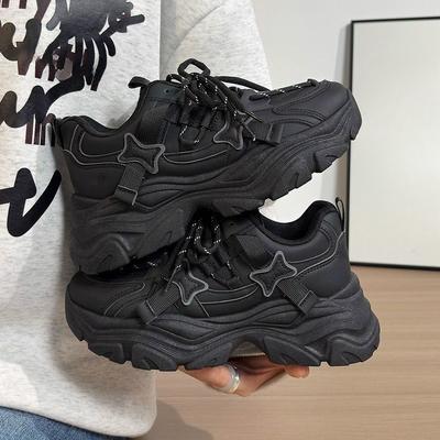 Chaussures de Sport Nouveau Style - Chaussures Polyvalentes avec Semelles Souples et Talons Épais - Chaussures pour Femmes