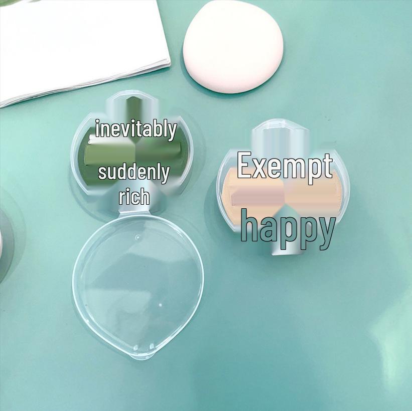 Keqi XL Marshmallow Powder Puff: Dual-Use Sponge for Dry/Wet Makeup, Thickened Cushion for Foundation and Loose Powder.