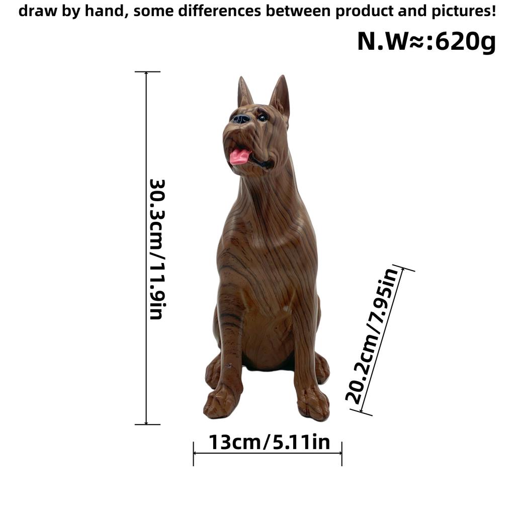 Bunte Dobermann-Ornamente Wohnzimmer Heimgebrauch Dekoration Harz-Handwerk Einweihungsgeschenkidee Bester Trend Langlebig Langlebig