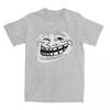 Rage Comic Trollfac T Shirt Funny Anime Hip Hop T-Shirts Short-Sleeved Awesome Tops Summer Pure  Round Neck  6XL Clothes
