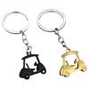 2pcs Realistic Zinc Alloy Golf Cart Pendant Keychain Golf Themed Keyring Souvenir For Enthusiasts Fashionable Gift