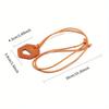 Stylish Durable Hanging Glasses Holder Fresh Sweet PU Leather Sunglasses Rope Portable Eyewear Accessory for Outdoor