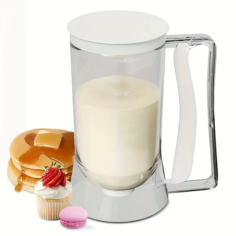 Batter Dispenser ABS 900ml Batter Cream Separator Baking Tool for Pancake Cupcake Cake Waffle Cupcake Batter Dispenser