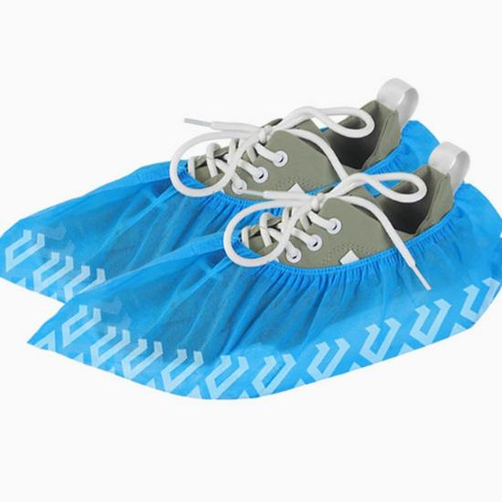 Extra Thick, Wear-Resistant, Anti-Slip Non-Woven Shoe Covers for Home, Students & Adults