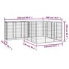 Vidaxl Kojec Dla Psa, 18 Paneli, Czarny, 50X100 Cm, Stal